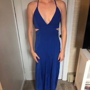 Size small blue jumpsuit